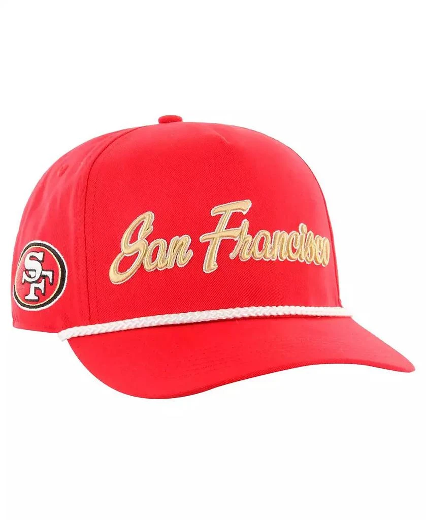 47 Brand Men's Scarlet San Francisco 49ers Overhand Hitch Adjustable Hat 1