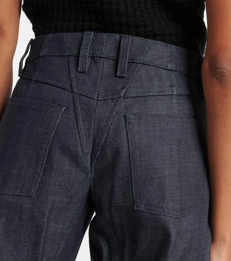 Jil Sander Tapered cropped mid-rise jeans 6