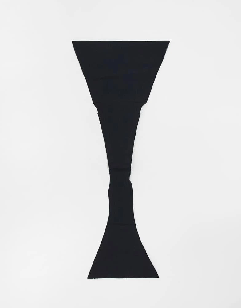 Fashionkilla Fashionkilla invisible adhesive thong in black 3