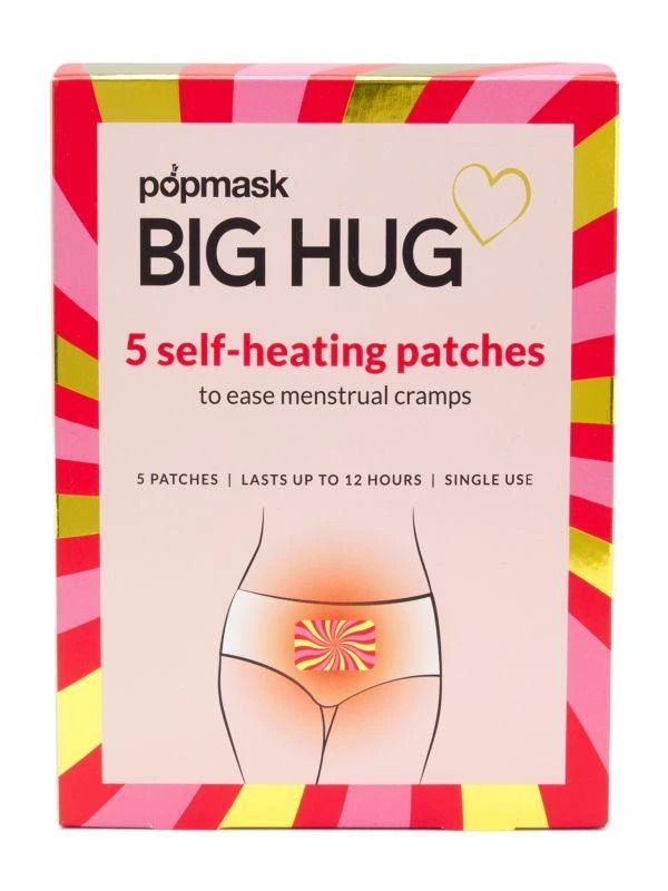 Popmask 3-Piece Big Hug Self Heating Menstrual Cramps Heating Patch Set 1