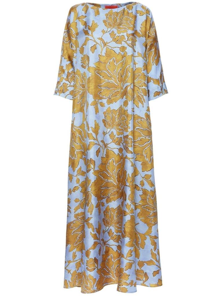 LA DOUBLE J La Double J `Muumuu` Round-Neck Dress