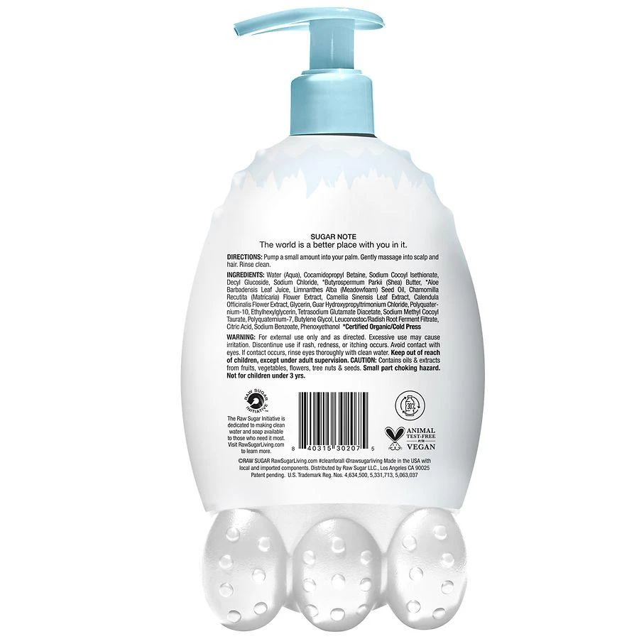 Raw Sugar Kids Sensitive Shampoo + Conditioner 2