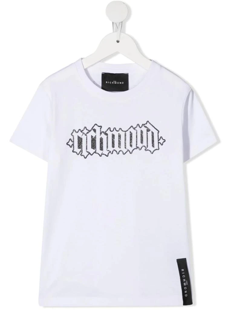 John Richmond Junior logo-print cotton T-shrit - kids 1