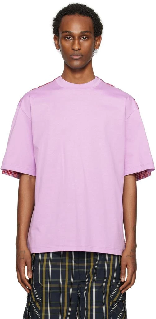 Marni Purple Paneled T-Shirt 1