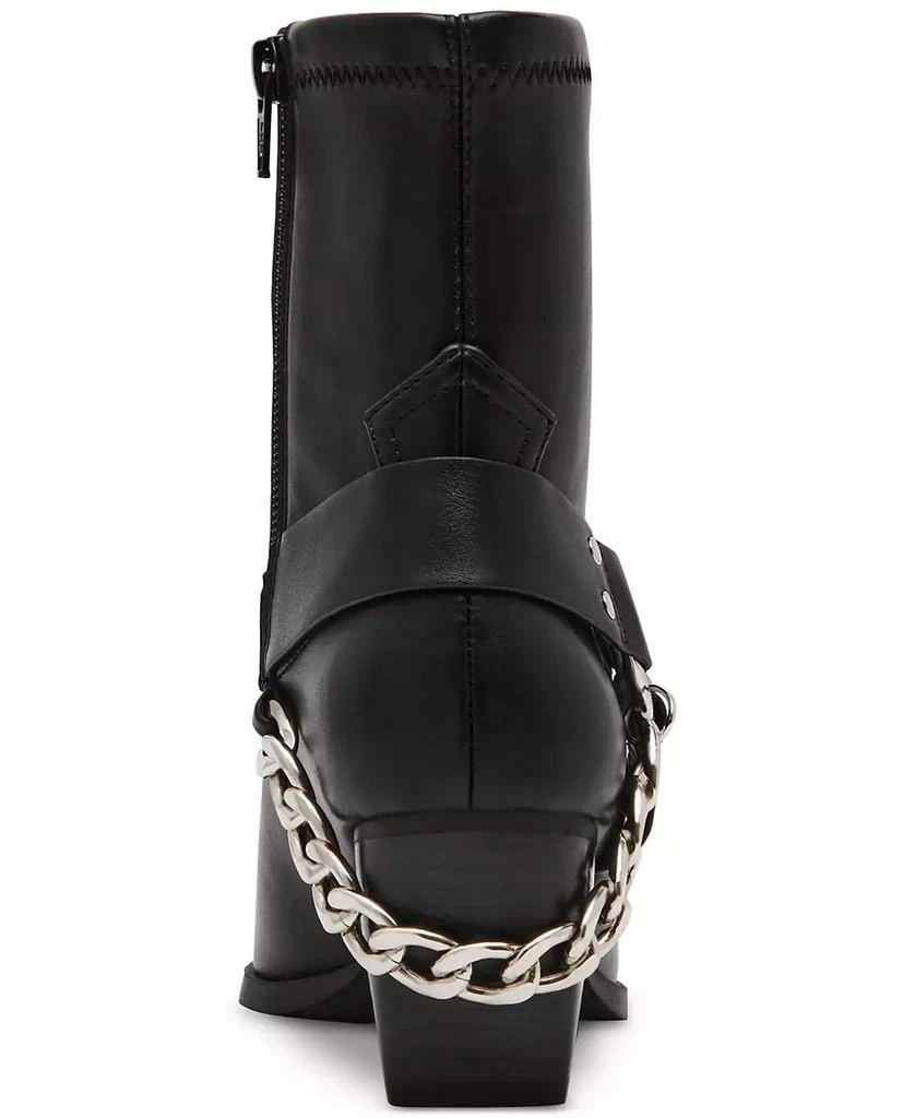 DV Dolce Vita Women's Keeler Harness Moto Engineer Chain Heeled Boots 3
