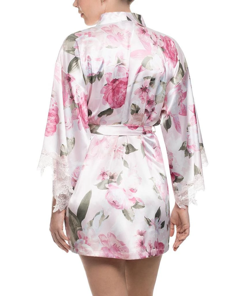 In Bloom Satin Wrapper Robe 2