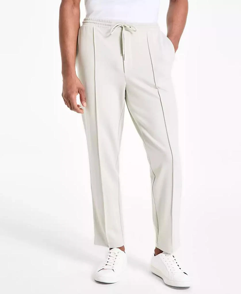 Alfani Men's Alfatech Regular-Fit Compact Textured Ponte-Knit Pants, Exclusively at Macy's 3