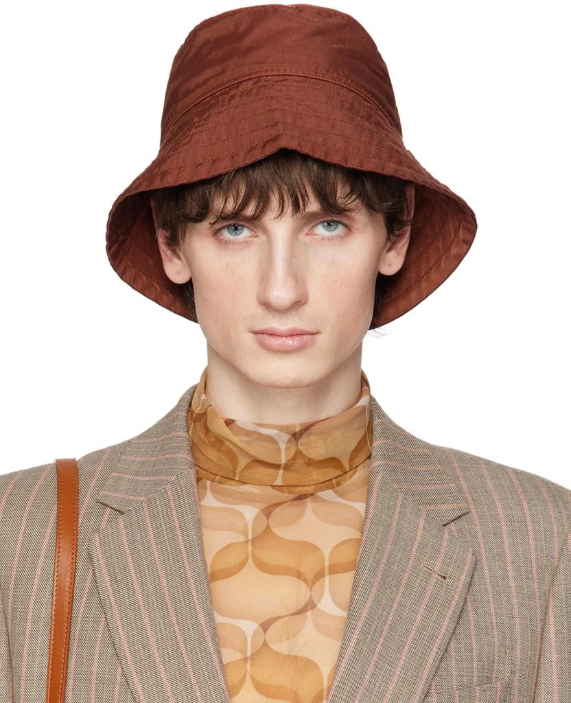 Dries Van Noten Orange Gilly Hat 1