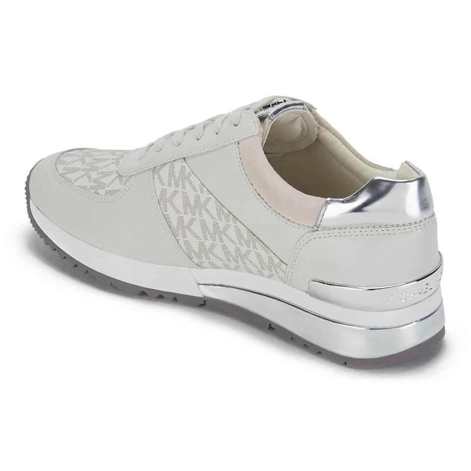 Michael Kors MICHAEL MICHAEL KORS WOMEN'S ALLIE WRAP TRAINERS - VANILLA 5