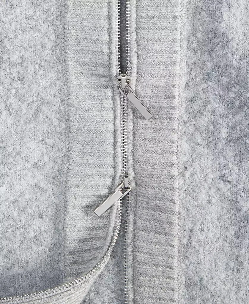 On 34th Women's Boucle Cozy Bomber Jacket, Created for Macy's 3