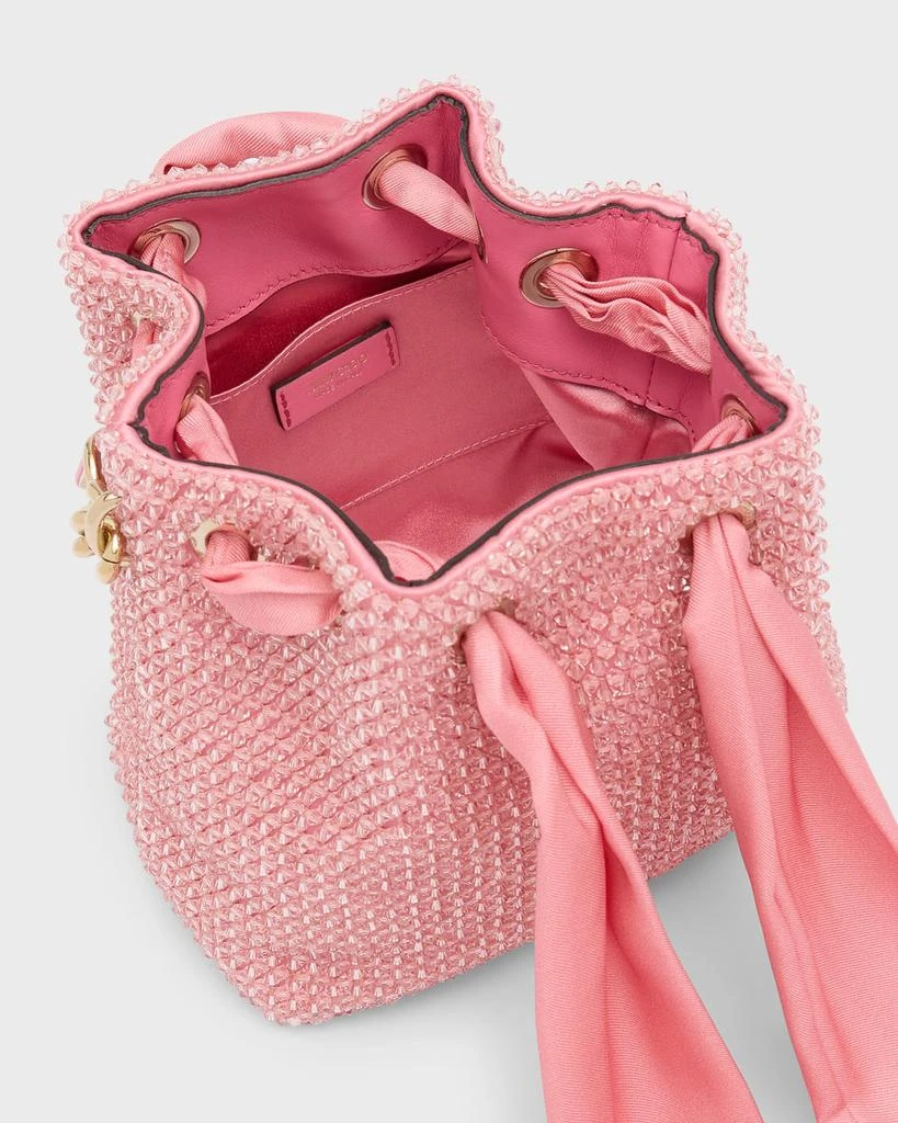 Jimmy Choo Bon Bon Bow Crystal Bucket Bag 3