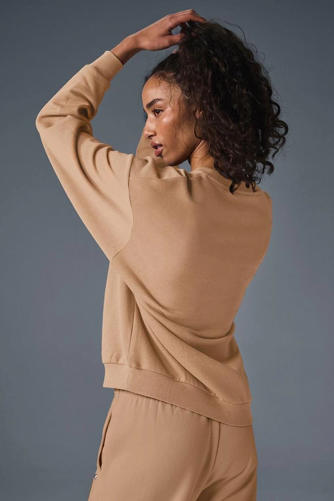 Alo Accolade Crew Neck Pullover - Toasted Almond 2