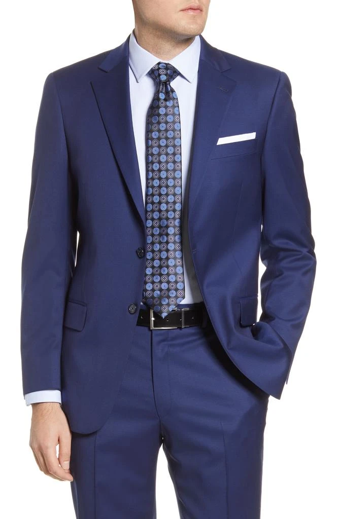 Hart Schaffner Marx New York Classic Fit Solid Stretch Wool Suit 5