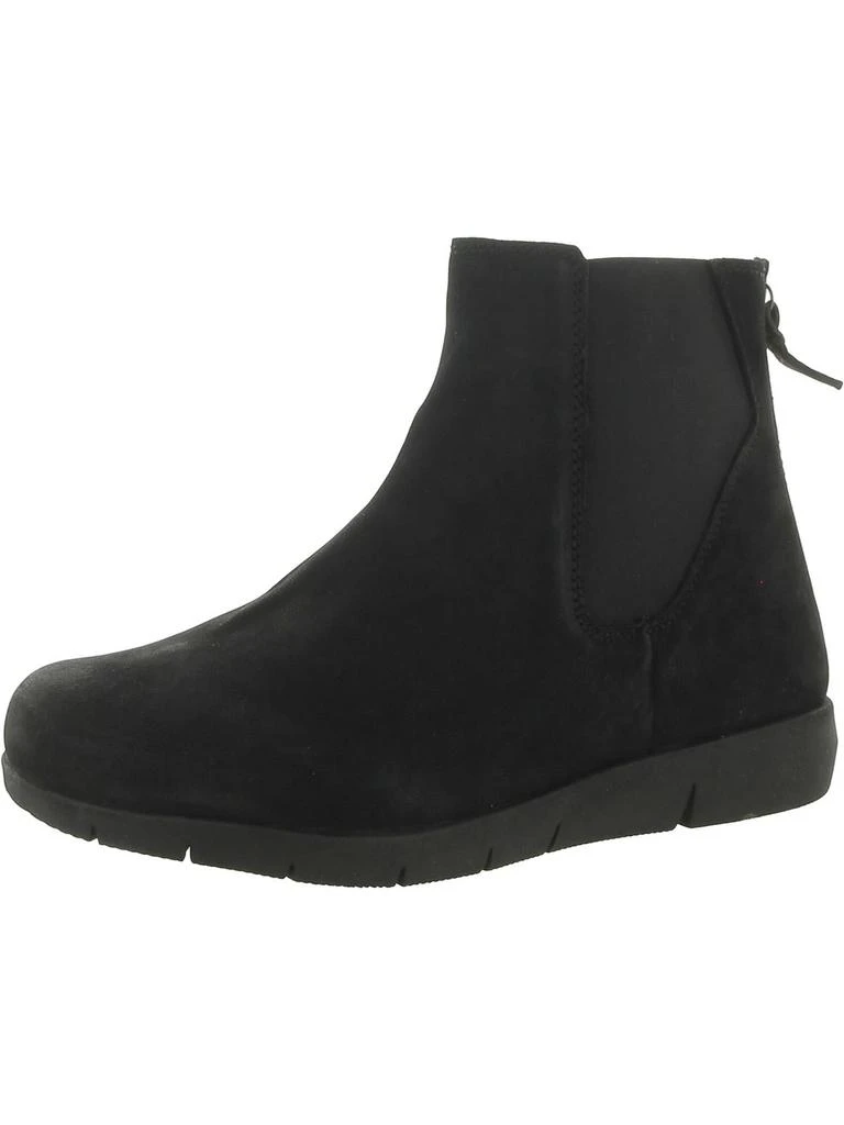 SoftWalk Albany Womens Leather Wedge Chelsea Boots 1