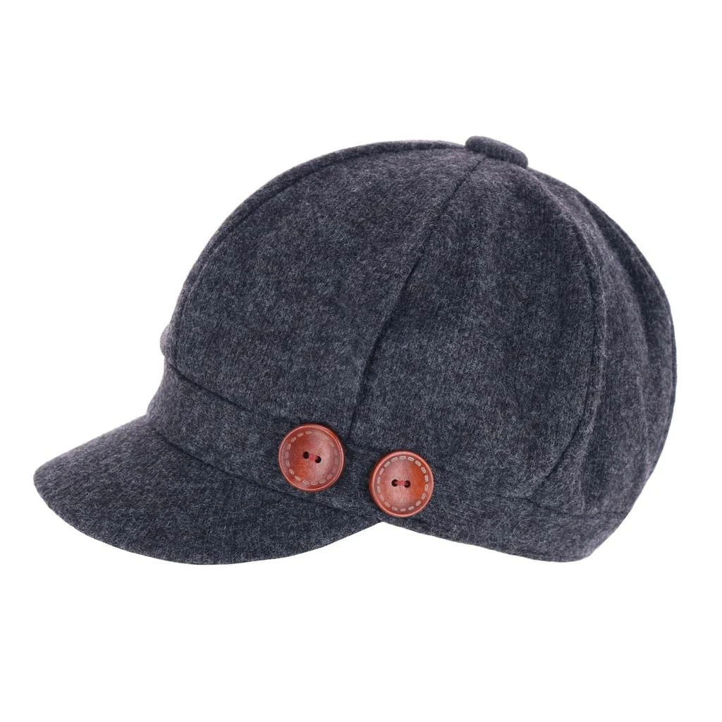 David & Young Women's Brushed Knit Jersey Cabbie Hat 5