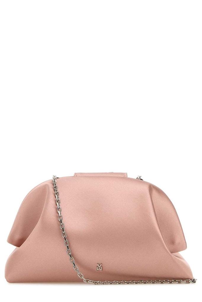 Amina Muaddi Amina Muaddi Embellished Chain Bag