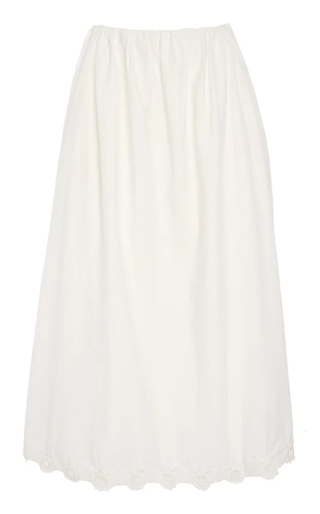 Posse Posse - Antoinette Cotton Skirt - White - XXL - Moda Operandi 1