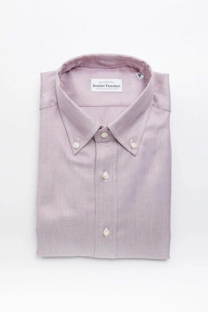 Robert Friedman Robert Friedman Red Cotton Shirt 1