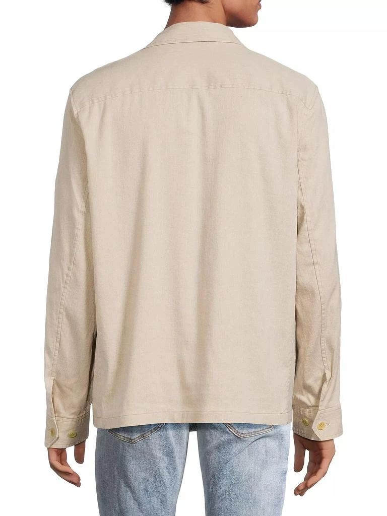 Faherty Brand Movement Flex Linen &amp; Cotton-Blend Shirt Jacket 5