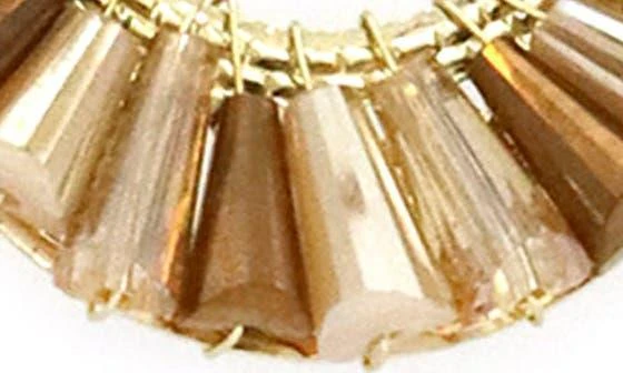 Panacea Crystal Circle Drop Earrings 2