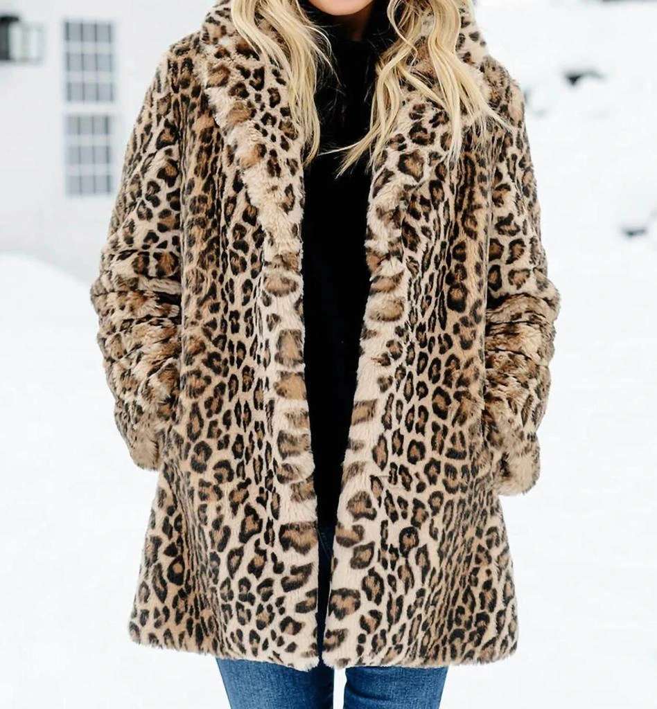 FABULOUS FURS Le Mink Jacket In Leopard 2