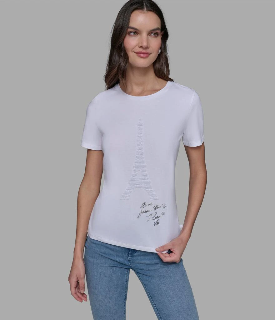 Karl Lagerfeld Paris EIFFEL TOWER TEE 1