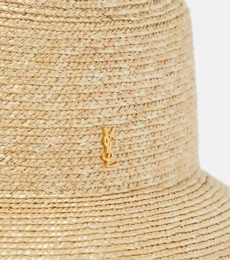 Yves Saint Laurent Maglina straw bucket hat 3
