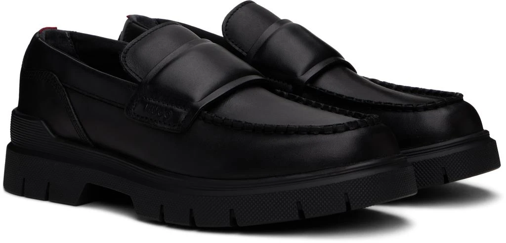 Hugo Boss Black Double Stitching Loafers 4