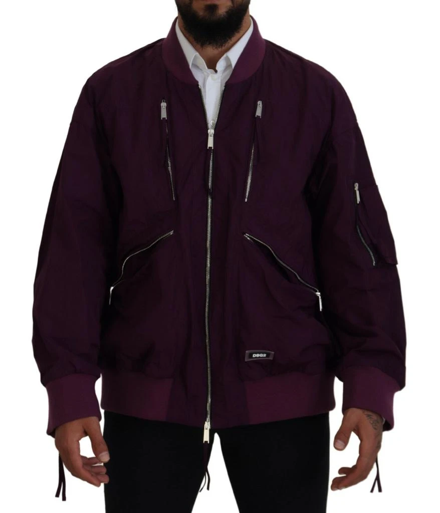 DSQUARED2 Dsqua²  Polyester Full Zipper Bomber Men's Jacket 1