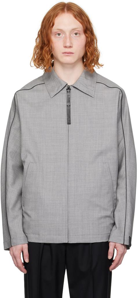 n.hoolywood Gray Zip Jacket