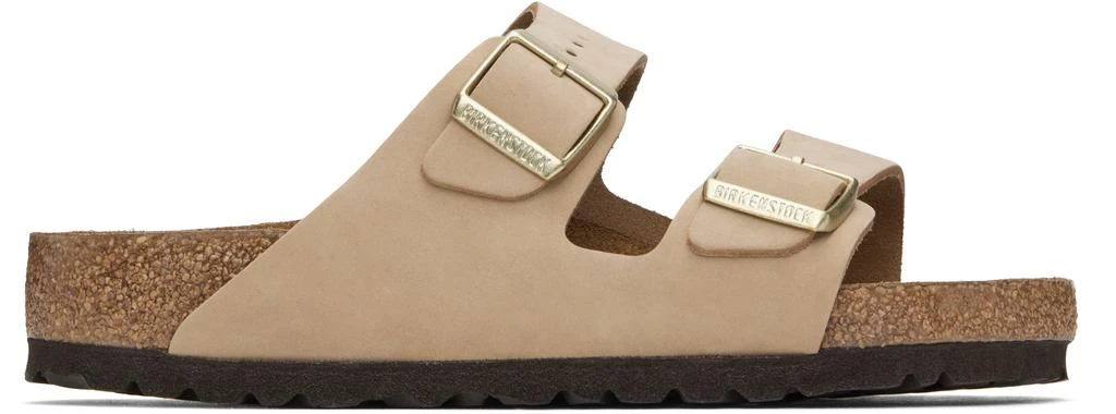 Birkenstock Beige Regular Arizona Soft Footbed Sandals 1