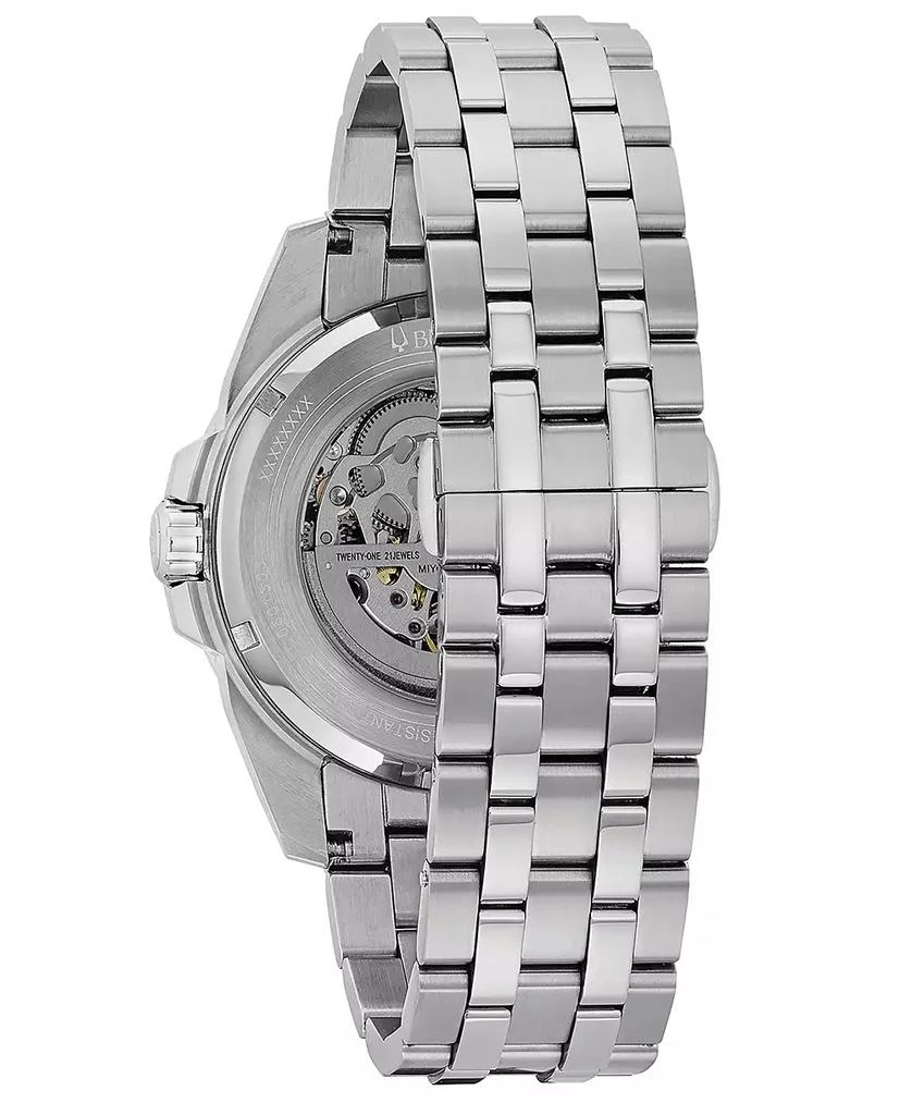 Bulova Men's Automatic Stainless Steel Bracelet Watch 43mm 96A187 3