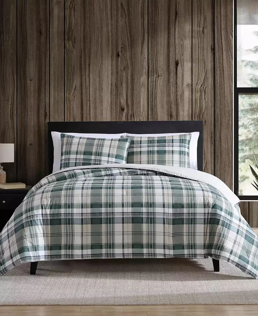 Eddie Bauer Timbers Plaid Duvet Cover Set 1