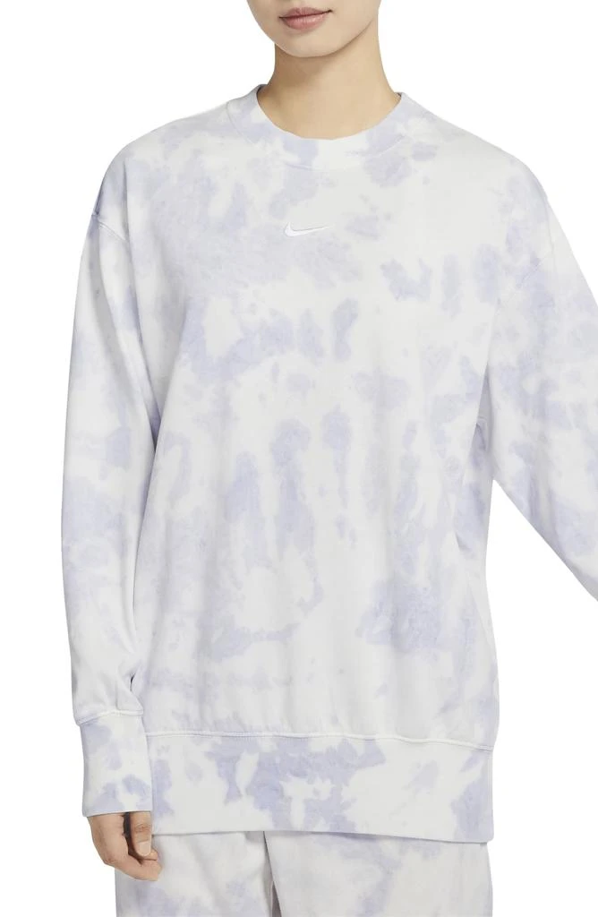 NIKE Cloud Tie Dye Long Sleeve Cotton T-Shirt 1