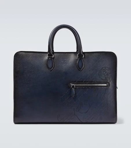 Berluti Overnight Scritto leather duffel bag 1