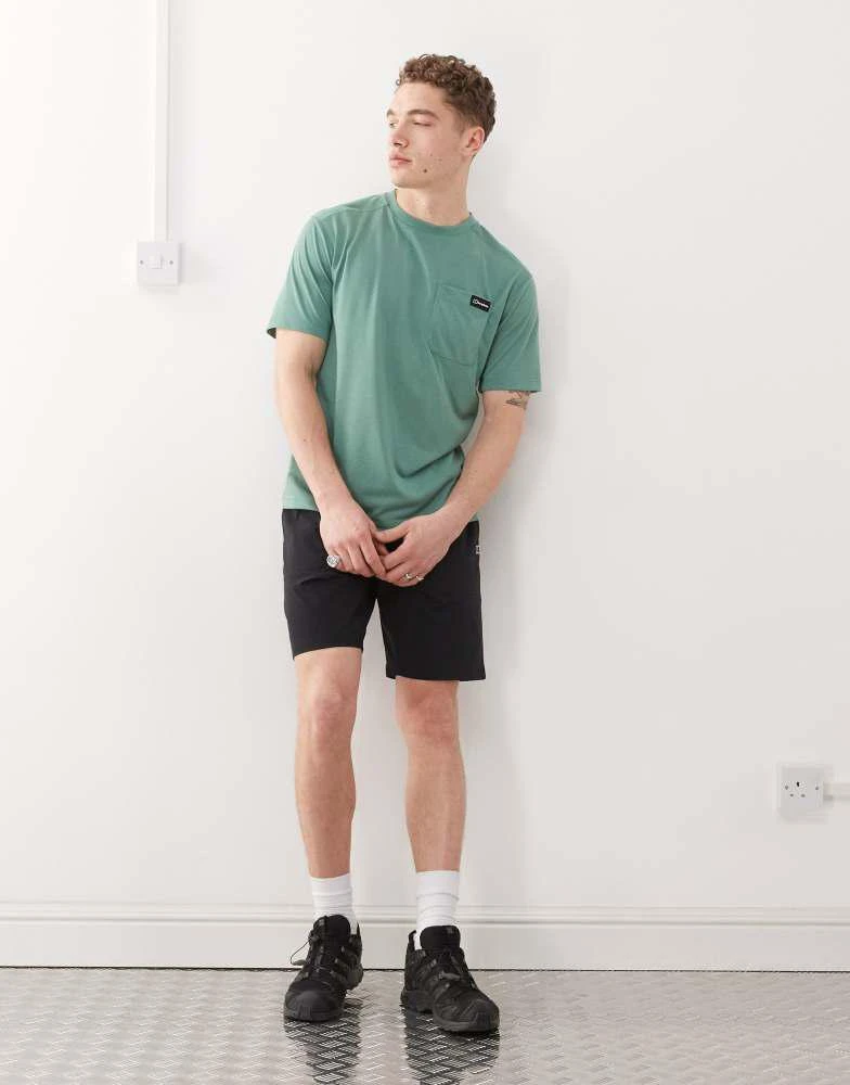 Berghaus Berghaus T-shirt relaxed short sleeve tech t-shirt in light terrain 3