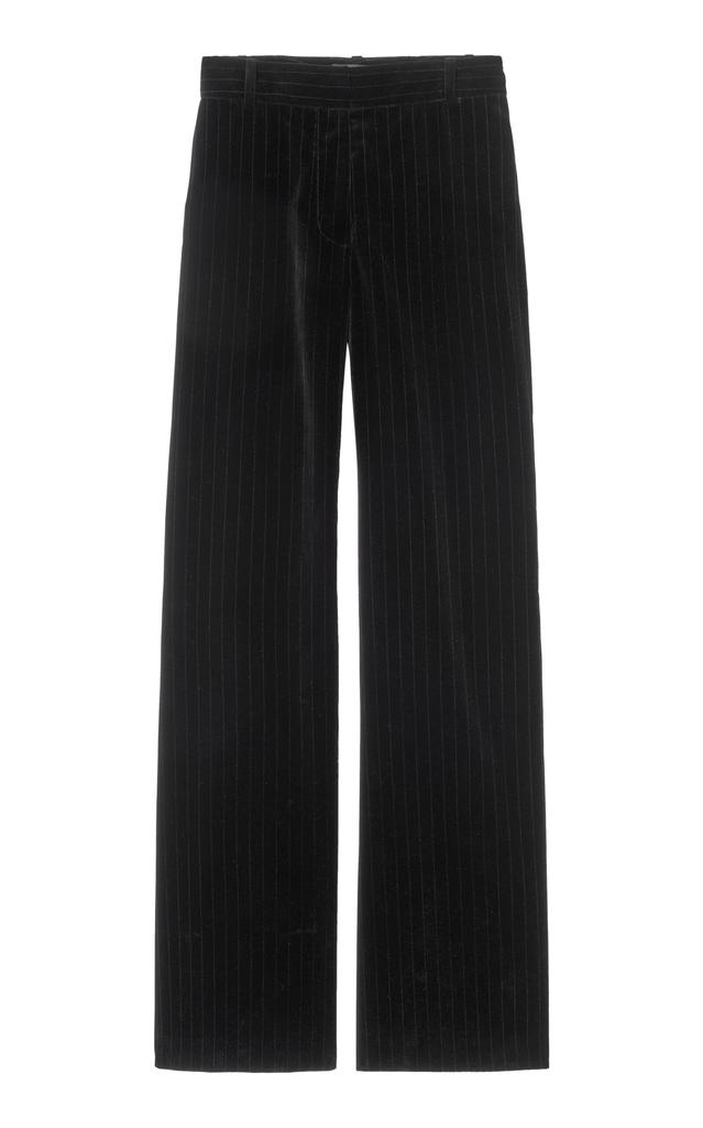 Nili Lotan NILI LOTAN - Effy Wool Wide-Leg Pants - Black - US 4 - Moda Operandi