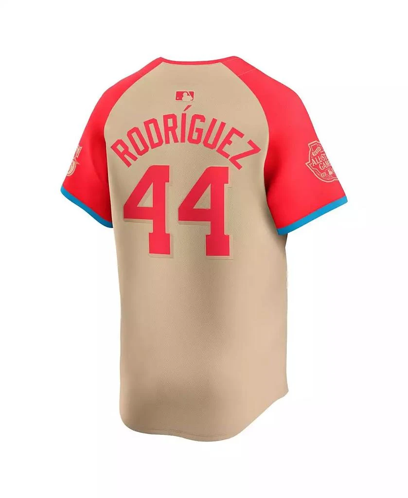 NIKE Men's Julio Rodríguez Cream American League 2024 MLB All-Star Game Limited Player Jersey 3