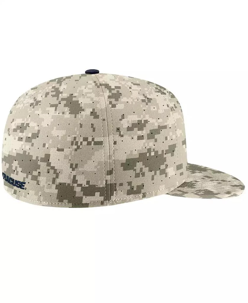 NIKE Men's Camo Syracuse Orange Aero True Baseball Performance Fitted Hat 2
