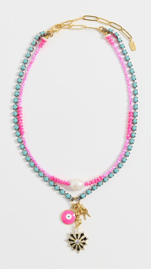 Elizabeth Cole Azura Layers Necklace