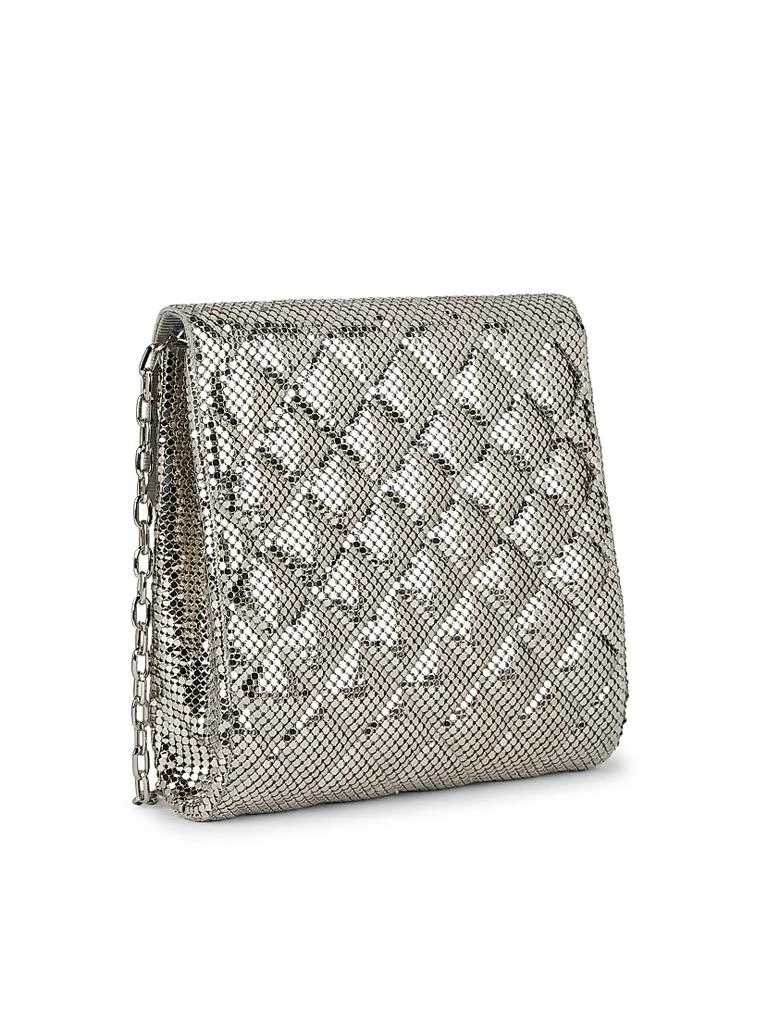 Whiting & Davis Stevie Brass Mesh Clutch 3
