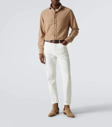 Brunello Cucinelli High-rise slim jeans 2