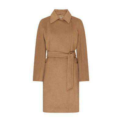 Max Mara Arcella belted camel coat