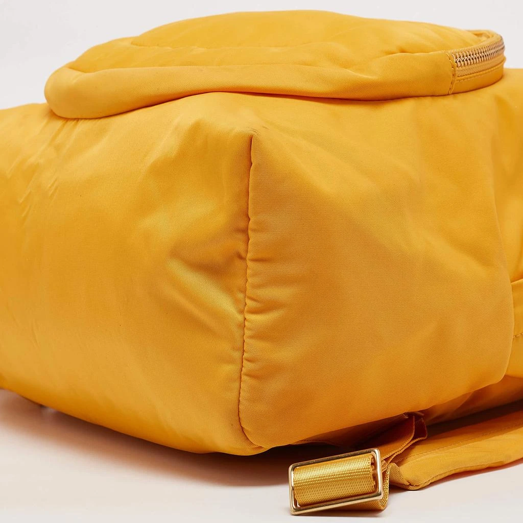 Anya Hindmarch Anya Hindmarch Mustard Nylon Smiley Backpack 11