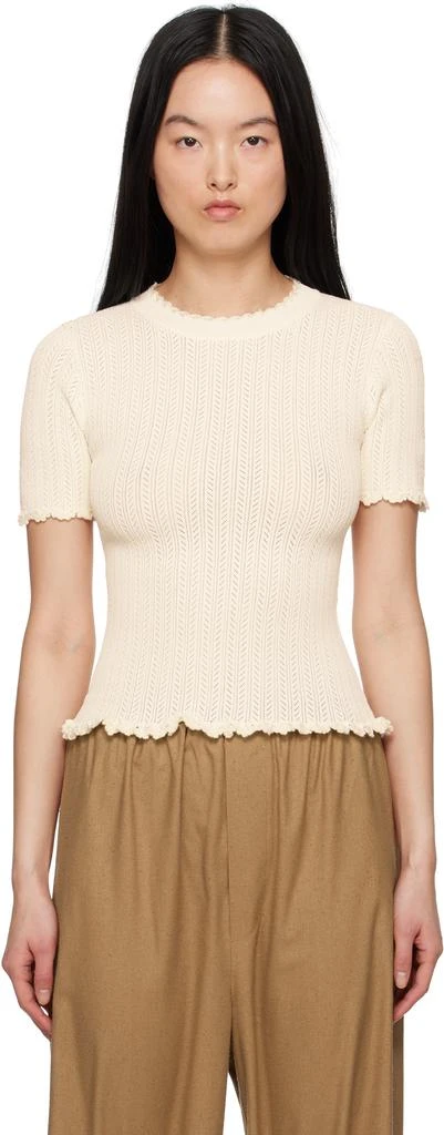 SEA NY Beige Abbie T-shirt 1