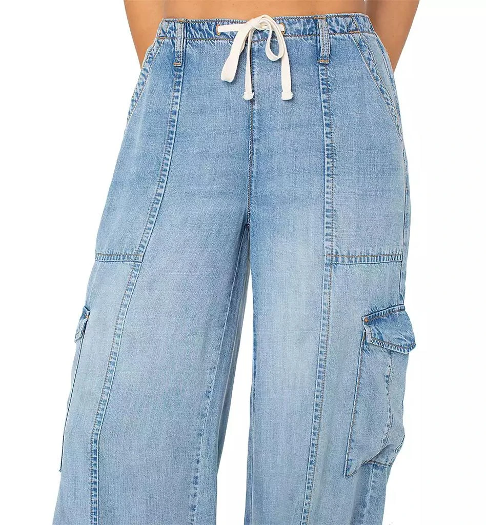 Celebrity Pink Juniors' Pull-On Cargo Jeans 4