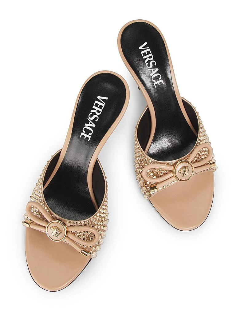 Versace 85MM Medusa Charm Leather Mules 4