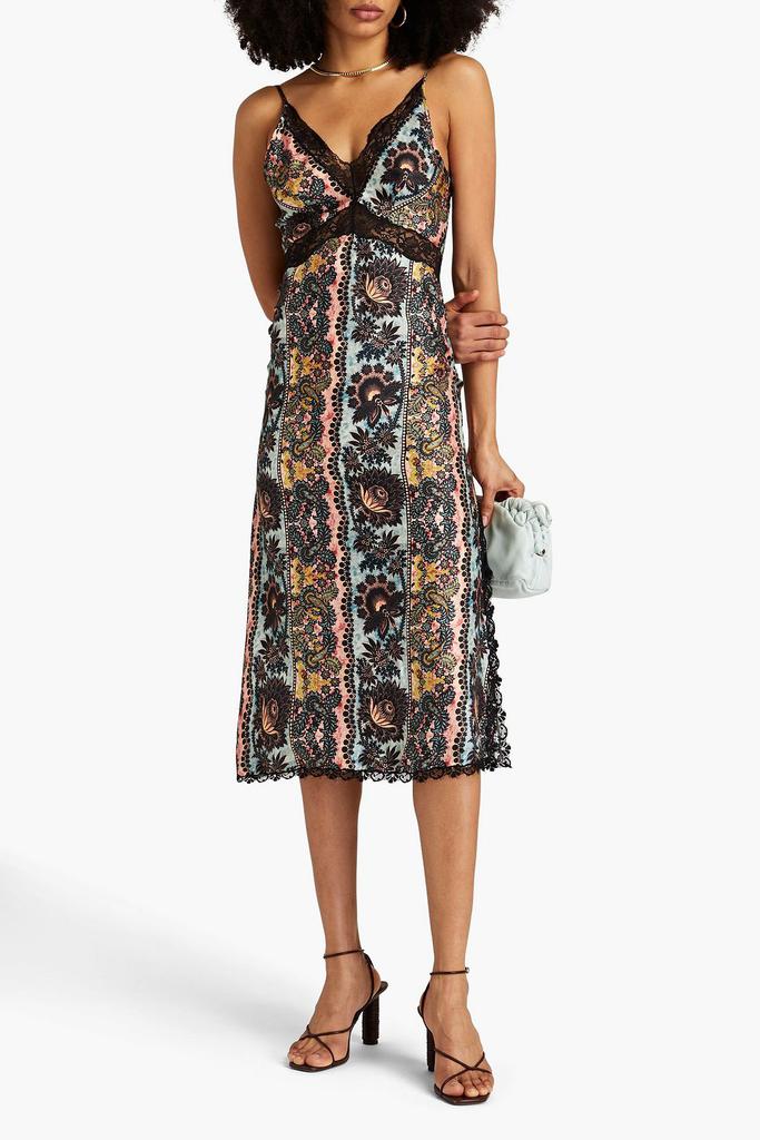 Printed Silk Midi Dress orders