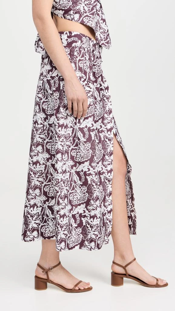 Tibi Recycled Nylon Batik Full Skirt 3