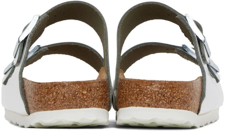 Birkenstock Silver Arizona Soft Footbed Sandals 2